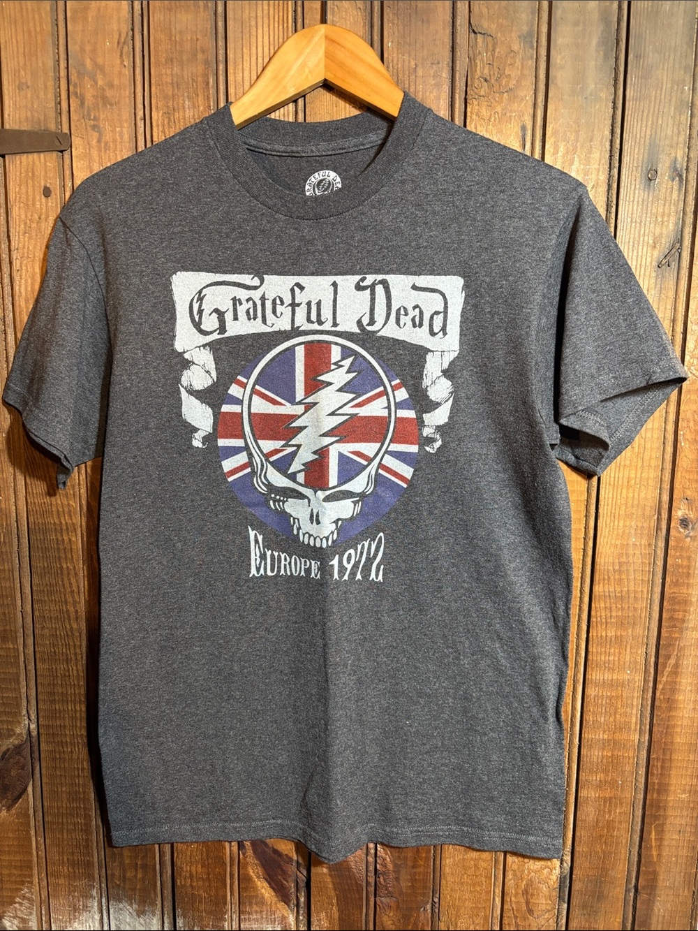 Ripple Junction Grateful Dead Europe 1972 Tee - Charcoal, Red, Blue, White